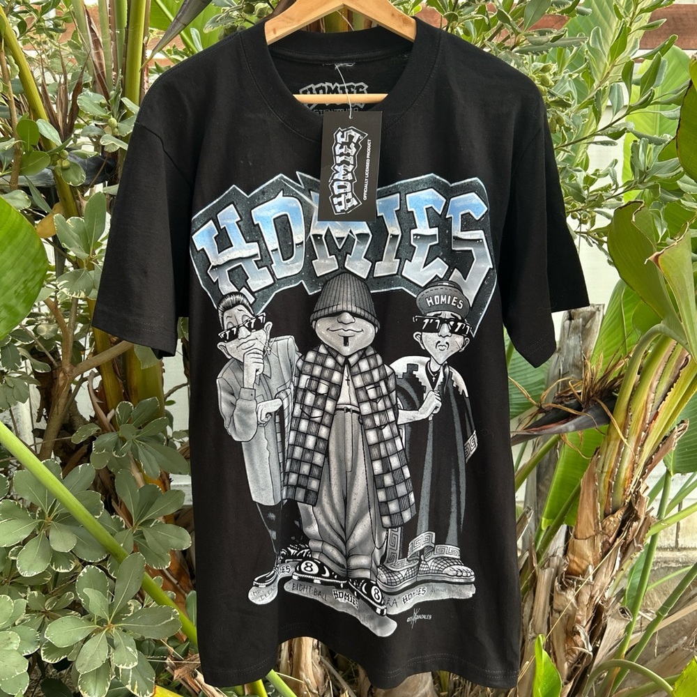 2021 Homies Signature T-Shirt David Gonzales Black M NWT